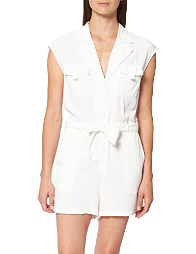 NA-KD Damen Shirt Playsuit Strampelhose, Hellbeige, 36 EU von NA-KD