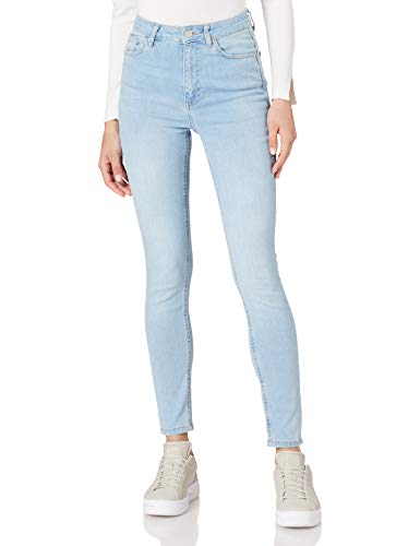 NA-KD Damen Skinny High Waist Jeans, hellblau, 34 EU von NA-KD