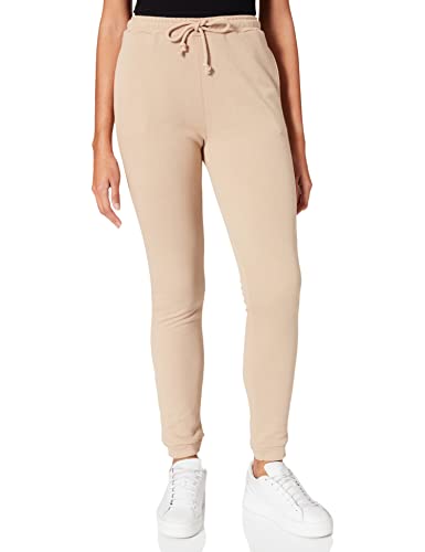 NA-KD Damen Sweatpants Trainingshose, beige, M von NA-KD