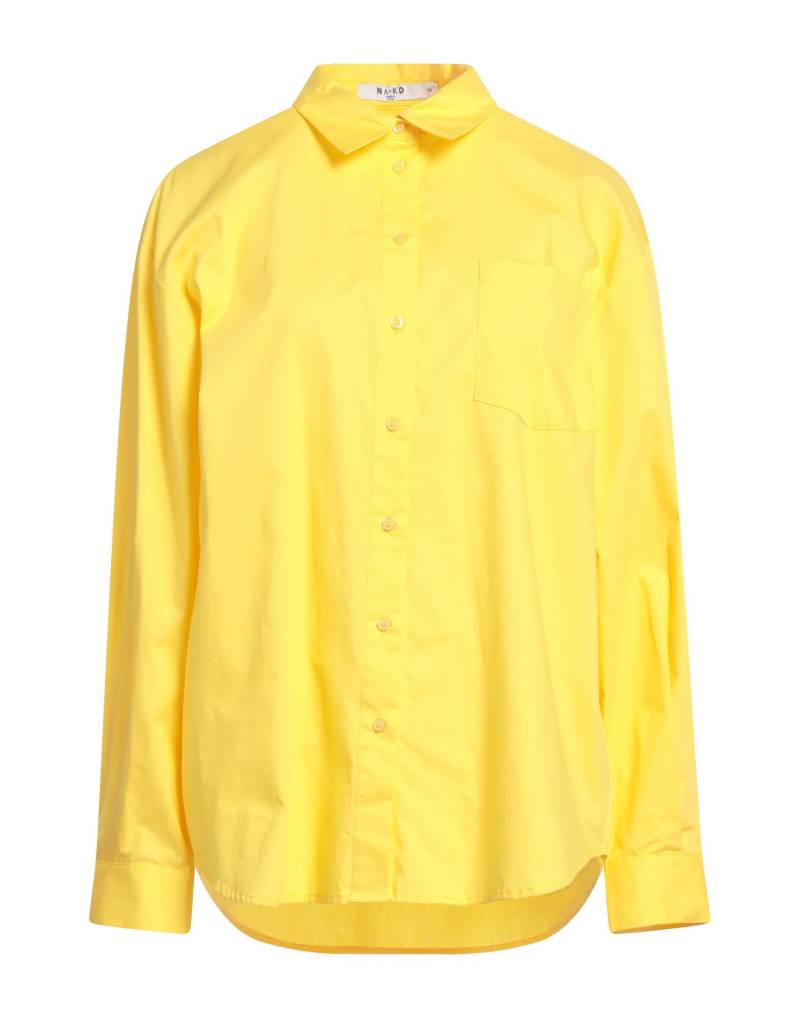NA-KD Hemd Damen Gelb von NA-KD