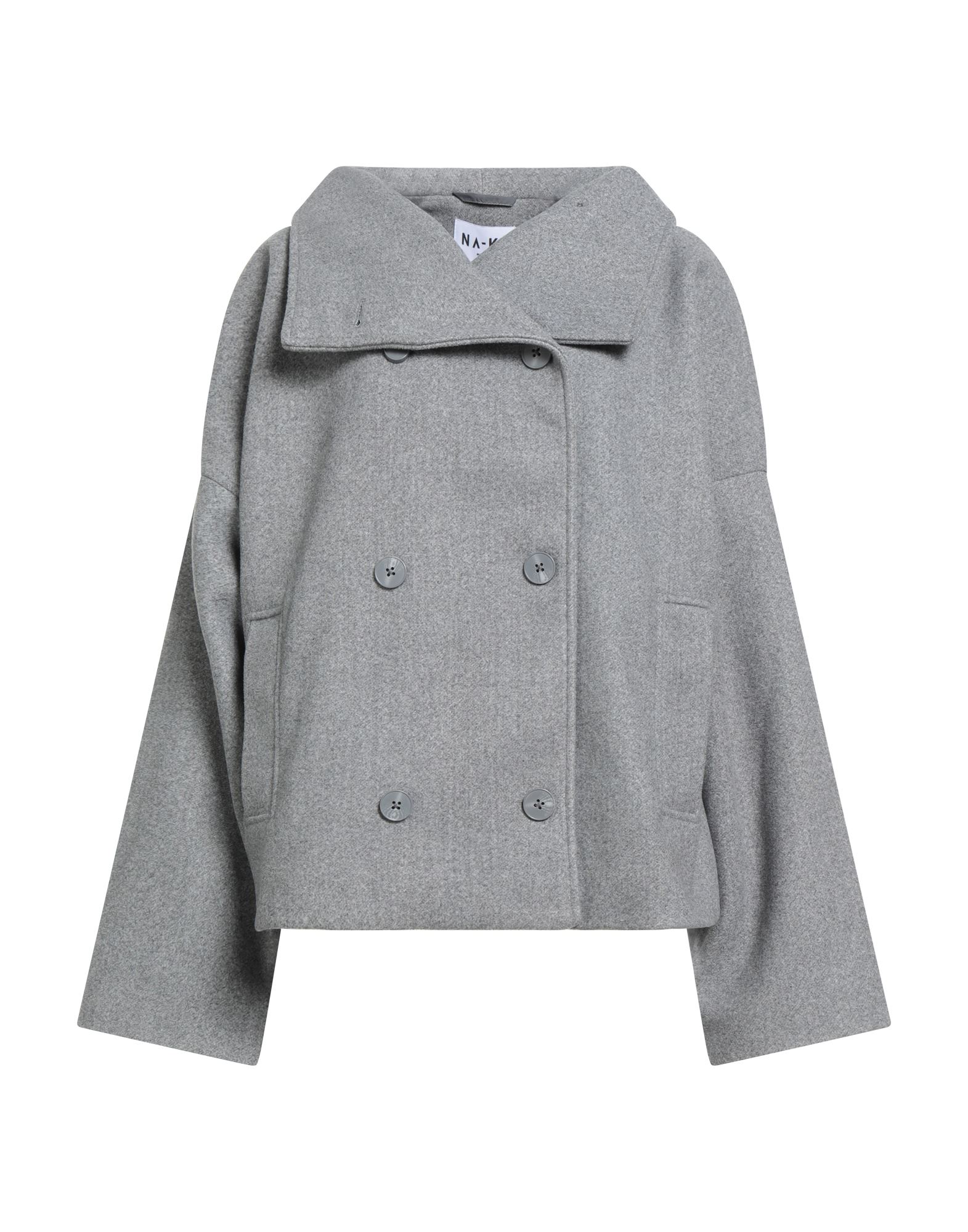 NA-KD Mantel Damen Grau von NA-KD