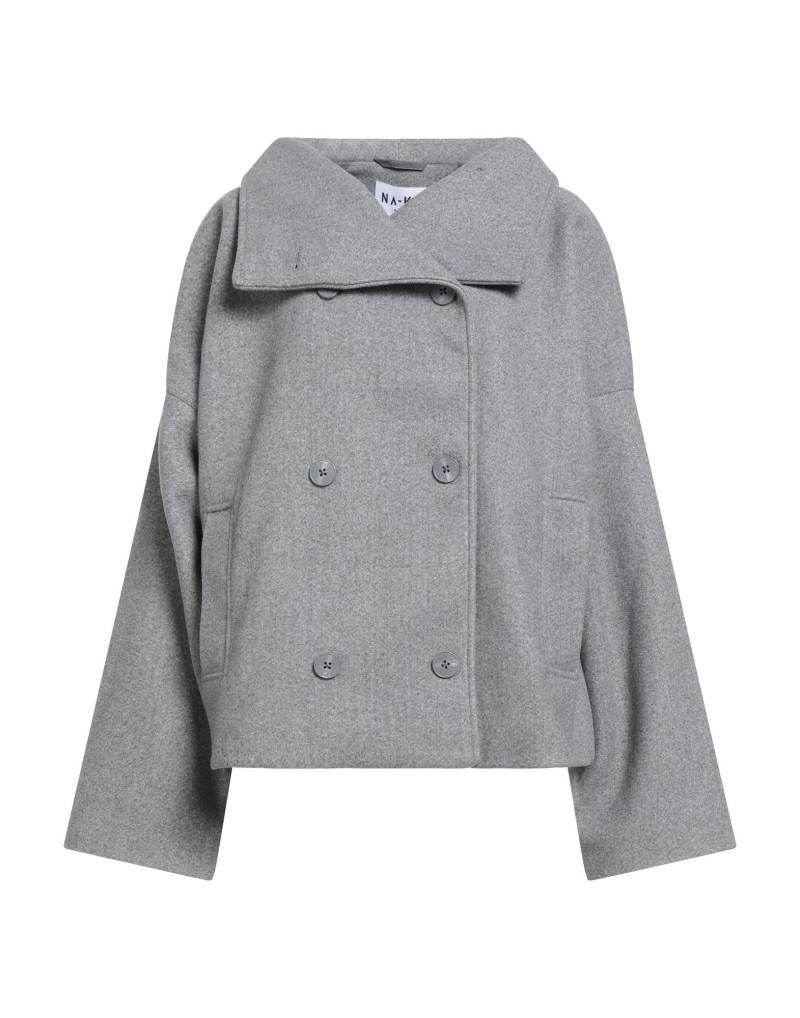 NA-KD Mantel Damen Grau von NA-KD