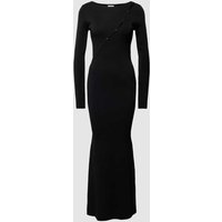 NA-KD Maxikleid mit Cut Out in Black, Größe M von NA-KD