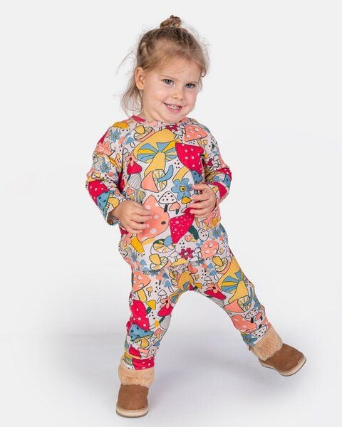 NAADA BABY T-SHIRT FLYING MUSHROOMS von NAADA