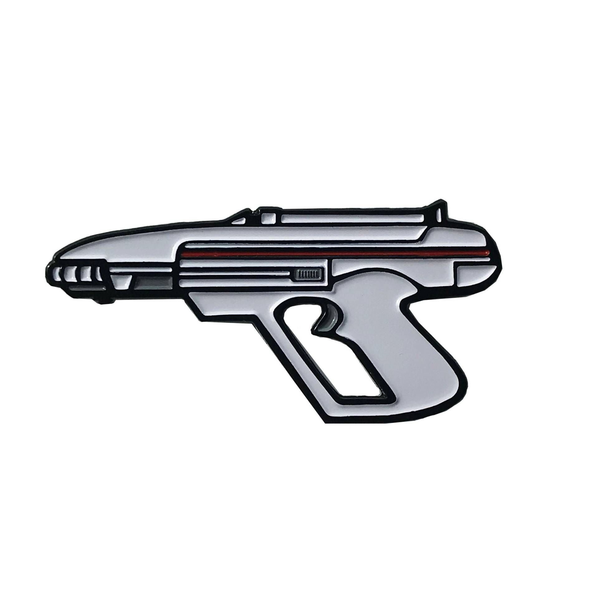 Lazer Tag Lazer Blaster Weich Emaille Pin | Alt Farbe Weg - Weiß Begrenzt Ultimate Edition Von Nathan Anderson | Naarrt von NAARRT