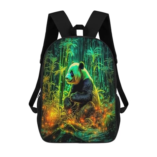 Schulrucksack Jungen Teenager Schultaschen Mädchen Ranzen Kinder Rucksäcke Animal Panda Druck Schulranzen School Bags Für Schule von NACHOMACHO