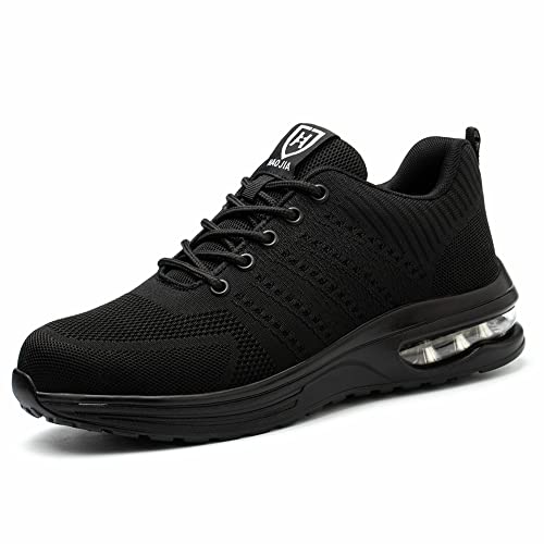 NACKINg Sicherheitsschuhe Herren Arbeitsschuhe Herren Damen Leicht Sportlich Atmungsaktiv Schutzschuhe mit Stahlkappen von NACKINg