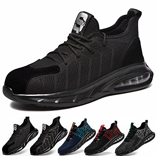 NACKINg Sicherheitsschuhe Herren S3 Arbeitsschuhe Damen Sportlich Leichte Atmungsaktiv Stahlkappenschuhe Gr.36-48 von NACKINg