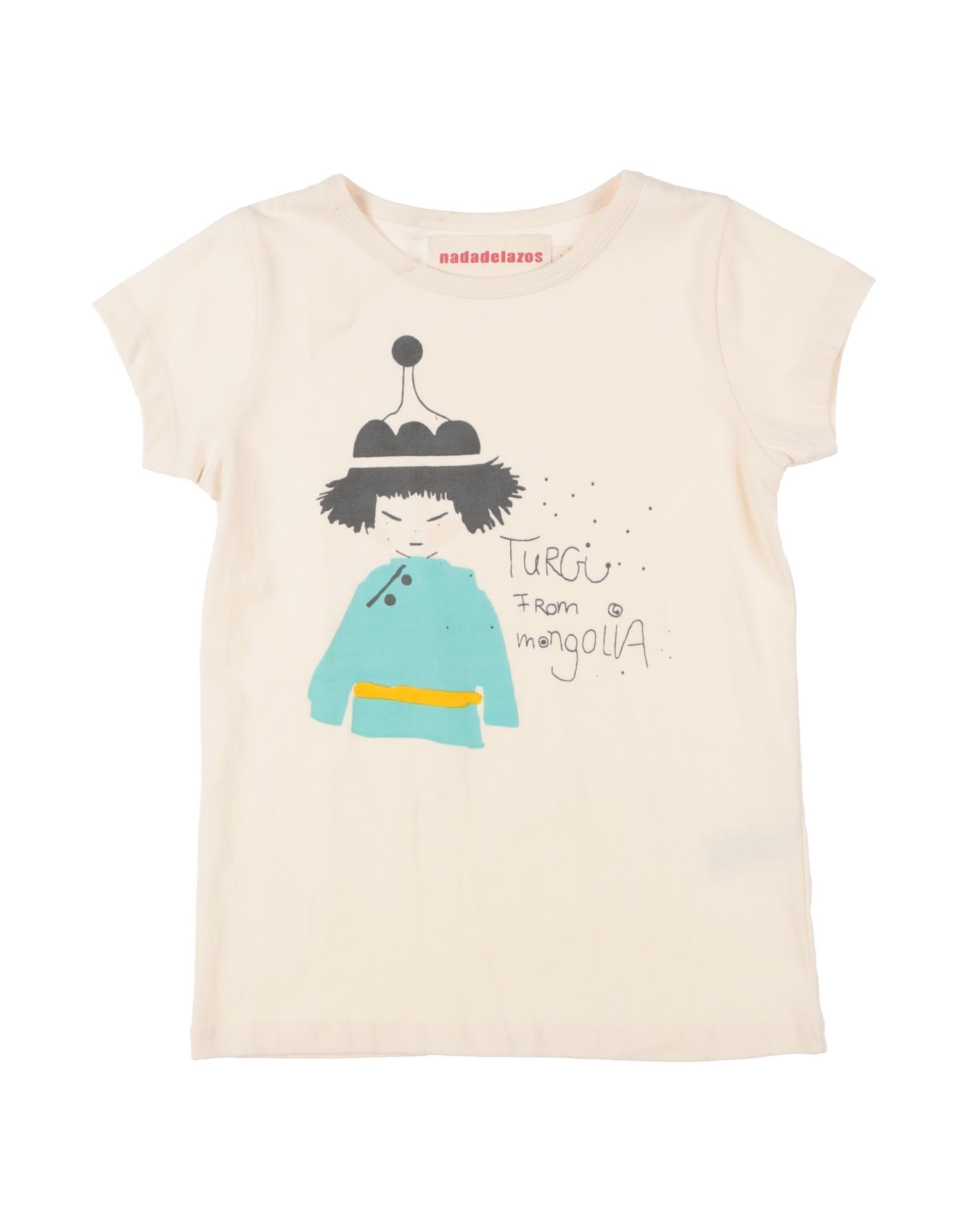 NADADELAZOS T-shirts Kinder Beige von NADADELAZOS