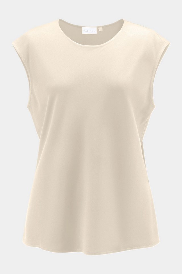 NADINE H Blusentop Nadine H Ärmelloses Oberteil – Regular Fit - BISQUIT von NADINE H