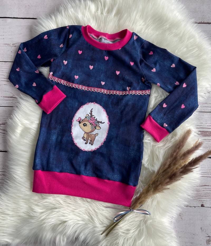 Pullover Rosalie Reh Größe 104 von NAEHssaDE