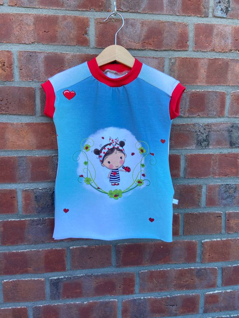 T-Shirt - Mädchen Käfermädchen Gr. 86 134 von NAEHssaDE