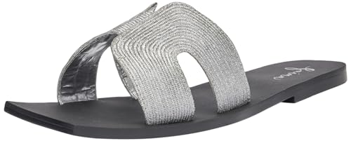 NAEMI Damen 25926587-NA01, Silber, 39 Sandal, EU von NAEMI