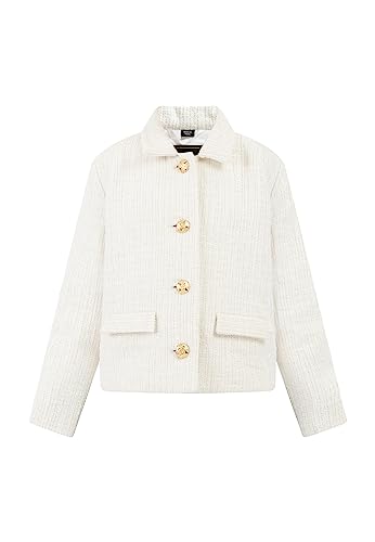 NAEMI Mädchen Blazerjacke 26927478-NA01, Wollweiss, 146 von NAEMI