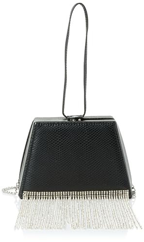 NAEMI Women's Abendtasche Damen Clutch, Schwarz von NAEMI