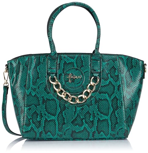 NAEMI Women's Bag Tote-Taschen, Grün Schwarz von NAEMI