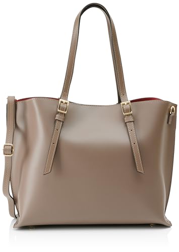 NAEMI Women's Damen Handtasche, Dunkeltaupe von NAEMI