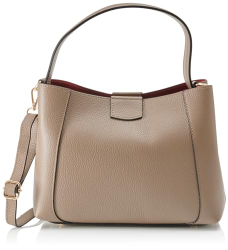 NAEMI Women's Damen Handtasche, Dunkeltaupe von NAEMI