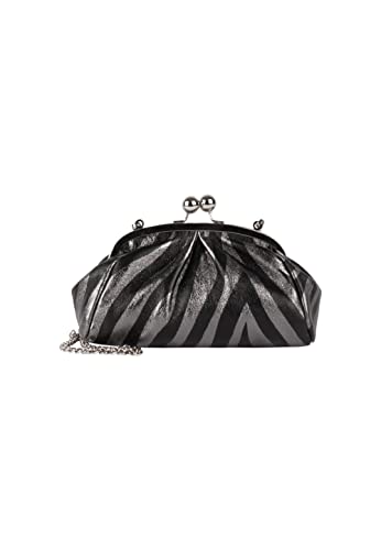 NAEMI Women's Handtasche, Silber Schwarz von NAEMI