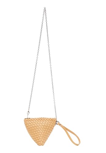 NAEMI Women's Handtasche Bag Clutch, Beige von NAEMI