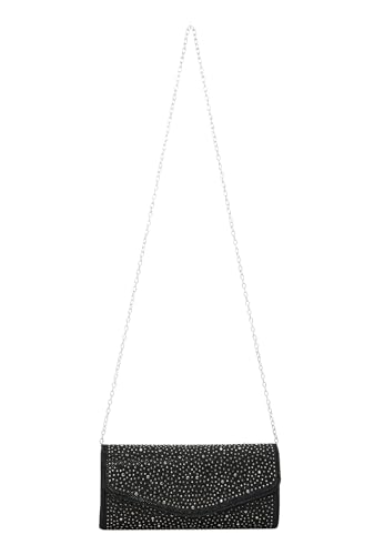 NAEMI Women's Handtasche Bag Clutch, SCHWARZ Mehrfarbig von NAEMI