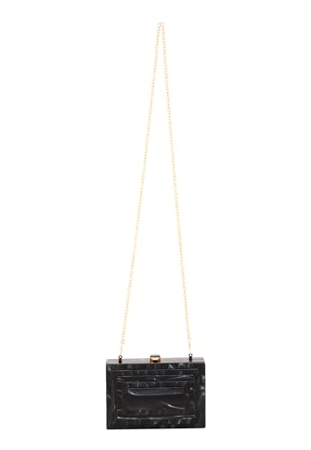 NAEMI Women's Handtasche Bag Clutch, SCHWARZ von NAEMI