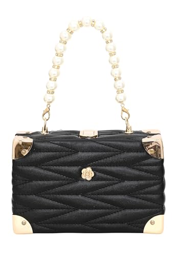 NAEMI Women's Handtasche Clutch, SCHWARZ Gold von NAEMI