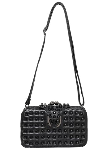 NAEMI Women's Handtasche Clutch, SCHWARZ von NAEMI