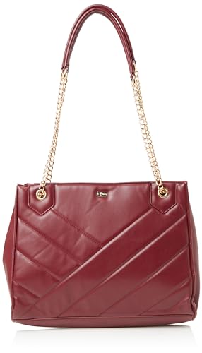 NAEMI Women's Handtasche Damen Shopper, DUNKELKIRSCH von NAEMI