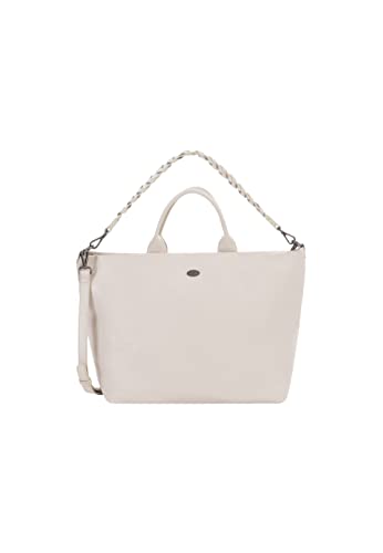 NAEMI Women's Leder Shopper, WOLLWEISS von NAEMI