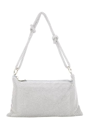 NAEMI Women's Schultertaschen Bag, Silber von NAEMI