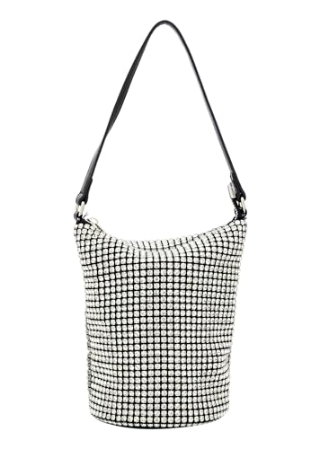 NAEMI Women's Schultertaschen Bag, Silber von NAEMI