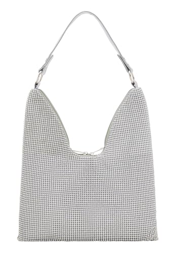 NAEMI Women's Schultertaschen Bag, Silber von NAEMI