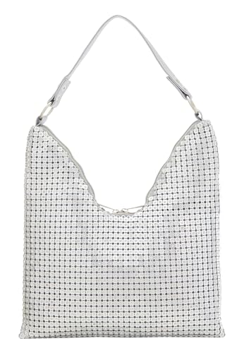 NAEMI Women's Schultertaschen Bag, Silber von NAEMI