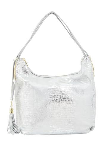 NAEMI Women's Schultertaschen Bag, Silber von NAEMI