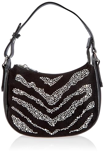 NAEMI Women's Strass Damen Schultertasche, Schwarz von NAEMI