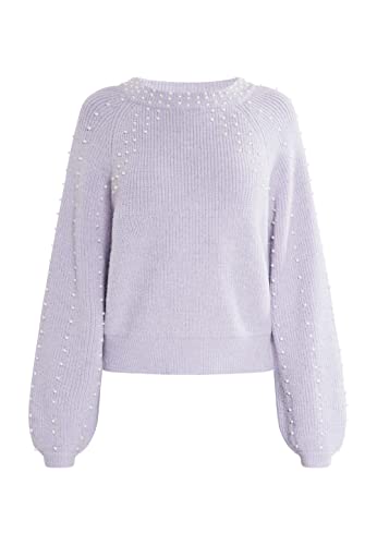 NAEMI Women's Strickpullover, Hellviolett, X Small von NAEMI