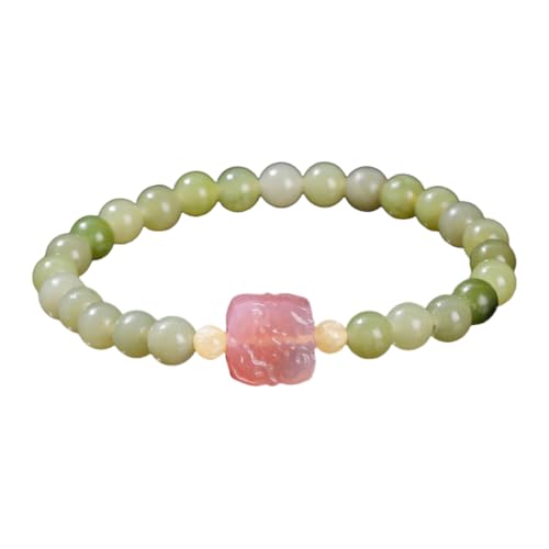 NAFEIMILUN Bracelets 2 Stück Natürliches Jade Armband Achat Fu Brand Girlfriend Armband Mit Einzelner Schleife 6mm Jade Achat NAFEIMILUN Bracelets 2 Stück Natürliches Jade Armband Achat Fu Brand Girlfriend Armband Mit Einzelner Schleife 6mm Jade Achat von NAFEIMILUN