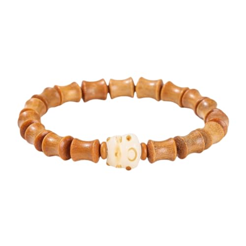 NAFEIMILUN Naturstein Armbander Elastisches Armband Aus Natürlichem Sandelholz Jade Und Bambusperlen Für Männer Und Frauen Einzelschlaufe Glückskatze Aus Sandelholz Und Bambus NAFEIMILUN Naturstein Armbander Elastisches Armband Aus Natürlichem Sandelholz Jade Und Bambusperlen Für Männer Und Frauen Einzelschlaufe Glückskatze Aus Sandelholz Und Bambus von NAFEIMILUN