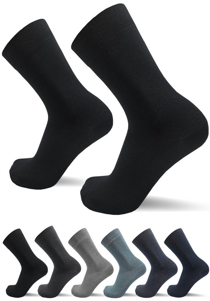 NAFT Businesssocken 6-24 Paar Herrensocken 80% Baumwolle Business Freizeit Herren Socken (Modell: NAFT Red Label Business 80, 6-Paar) von NAFT