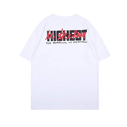 NAGRI Herren Rapper Highest Baumwolle T-Shirt Weiß,XL von Travis Scott