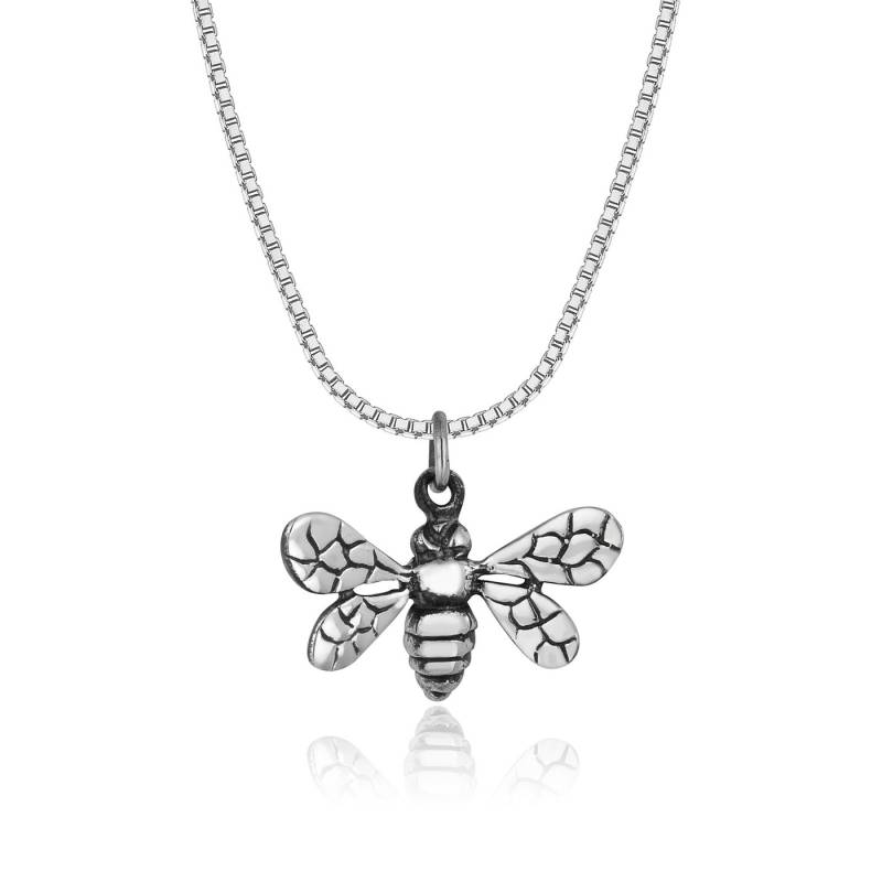 NAHLE Kette mit Anhänger Silber Biene Damen Schmuck Halskette (2-tlg., inklusive Schmuckbox) von NAHLE