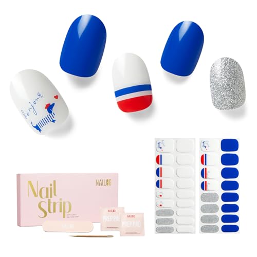 NAILOG Nagelfolie,Nagelfolie uv Härtend,Nagelfolie Selbstklebend,UV Nagelfolien,34 Stück Nagelsticker,Nails Starter Set,Geschenk für Frauen, Bonjour NAILOG Nagelfolie,Nagelfolie uv Härtend,Nagelfolie Selbstklebend,UV Nagelfolien,34 Stück Nagelsticker,Nails Starter Set,Geschenk für Frauen, Bonjour von NAILOG