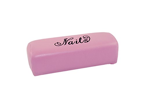N&BF Handauflage Kunstleder Pink | Nageldesign Schaumstoff Kissen für Maniküre & Pediküre | komfortable Hand Ablage für Nagelstudio & Privatgebrauch | waschbarer Bezug von NAILS FACTORY