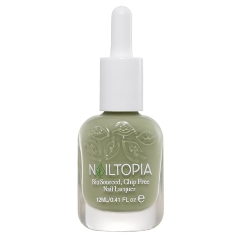 Nailtopia Bio-Sourced, Chip Free Nail Lacquer, All Natürlich, Strengthening Biotin und Superfood-Infused Polish - Chip Resistant Formula - Quick-Dry, Long Lasting Wear - Ride Or Die - 12 ml von NAILTOPIA