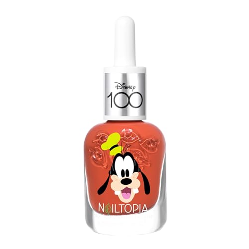 Nailtopia Bio-Sourced Chip Free Nail Lacquer Disney Collection Goofy - Superfood-Infused Polish - Chip Resistant Formula - Quick-Dry, Long Lasting Wear - Burnt Orange Creme - 5 ml von NAILTOPIA