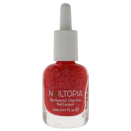 Nailtopia Bio-Sourced Chip Free Nail Lacquer - Vegan and Cruelty Free - Strengthens and Conditions - Delivers Healthy Manicures and Pediküre - Long Lasting - Lose the Tude - 100 ml Nail Polish von NAILTOPIA