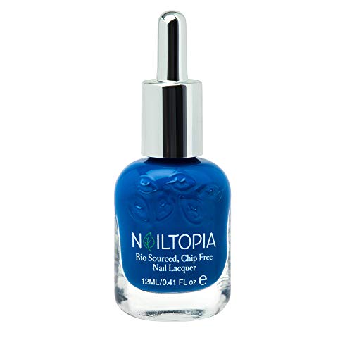 Nailtopia - Plant-Based Chip Free Nail Lacquer - Ungiftig, Bio-Sourced, Long-Lasting, Strengthening Polish - Slay All Day (Royal Blue) - 100 ml von NAILTOPIA
