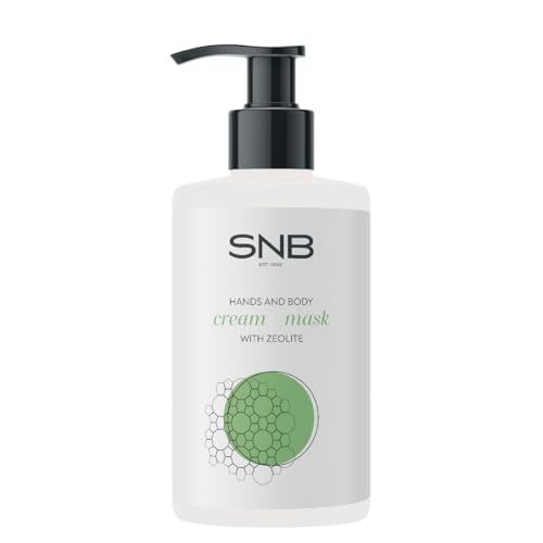 SNB Professional Creme-Maske mit Zeolith 250 ml – Revitalisierende Pflege mit Ichthyol und Kräuterextrakten – Beruhigende Fuß- und Handmaske mit Eukalyptusöl | Hände und Körper Creme-Maske von NAILUP by SNB