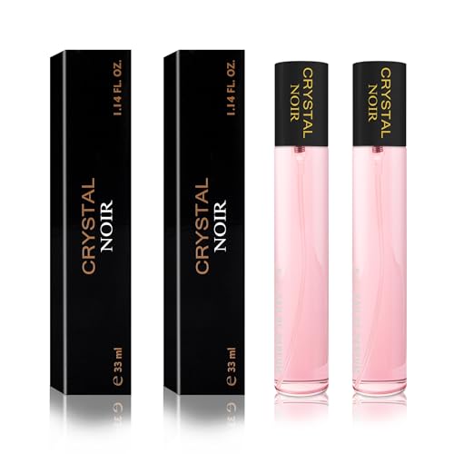 NAINA Damenparfüm Set Crystal Noir 2x 33ml – Inspirierte Parfüm Damen – Parfümfläschchen Spray, Flakon Eau de Parfum – Einzigartiger Duft und Dufterlebnisse - Damendüfte Satz mit zwei 33ml von NAINA